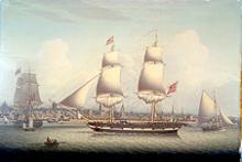 Brig Off Liverpool, 1823