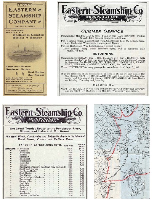 Eastern Steamship Company Brochure and Info