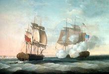 HMS 'Shannon' captures USS 'Chesapeake', June 1, 1813